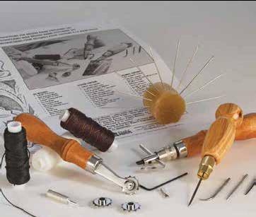 dekuxe handstitching set, leather hand sewing kit, stitching