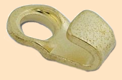 lace hooks, boot hooks, brass