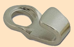 lace hooks, boot hooks, nickel over brass