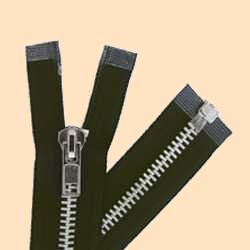 Chap Zippers, Heavy Duty Zippers, Black Zippers