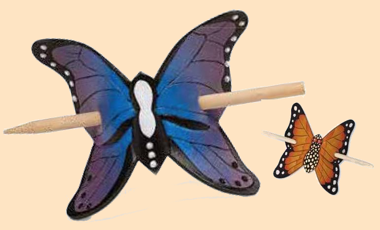 leather butterfly barrette kit