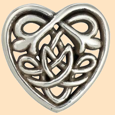 Celtic Heart Concho, Celtic Knot