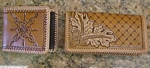 leather checkbook and wallet set