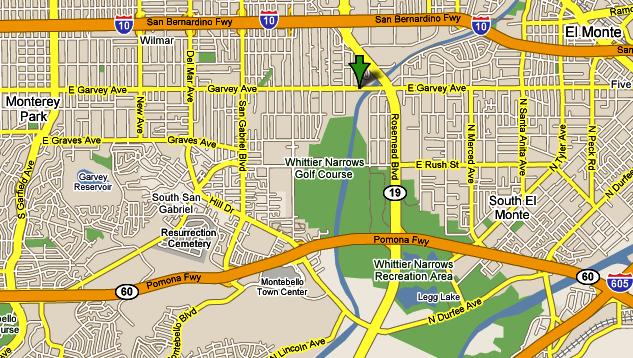 Map To Garvey Street Community Center