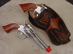 custom leather toy gun holster