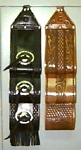leather wine rack, leather magazine rack