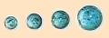synthetic turquoise rivets