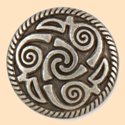 spiral button concho