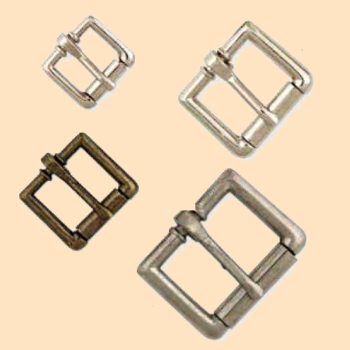 Silver Plate B Baosity 10 Pcs Leather Belt Buckle Metal Center Bar Buckles Purse Making Accessories Fits 17 x 21 mm Pack of 10