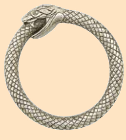 infinity snake ouroboros ring