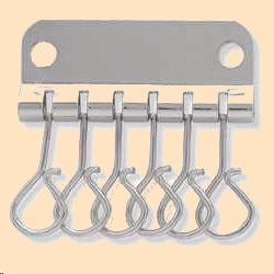 six hook key plate