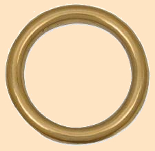 cast rings solid brass