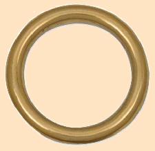 cast rings solid brass