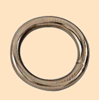 nickel plated solid rings