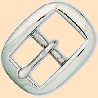 Oval Bridle Buckle 3/4