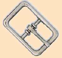 nickel plated Center
Bar buckle