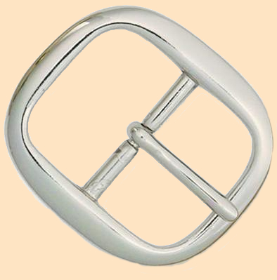 15 MM Brass/Nickel Plated 1/2" approx 2 x Double Buckle 