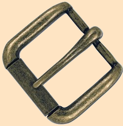 Napa Roller Buckle, antique solid brass, buckle, roller buckle