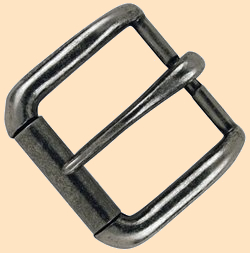 Napa Roller Buckle, antique nickel, buckle, roller buckle