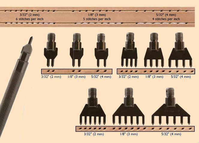 diamond hole chisel punch set