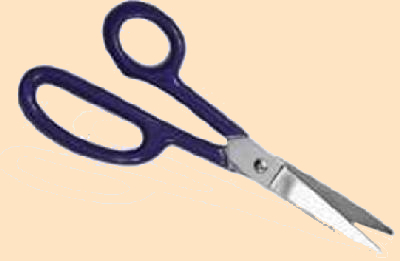 sure-grip shears, leather scissors, leathercraft supplies