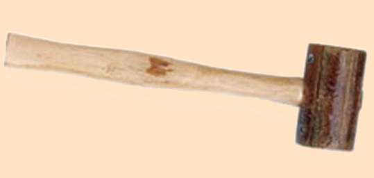 Rawhide Mallet, leather mallet, hand tools
