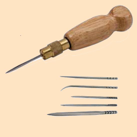 flat side awl haft, awl blades