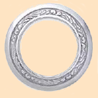 ASB Saddle Hardware Collar Ring, al stohlman brand leather craft hardware
