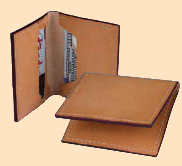 classic card wallet leather kit - leathercraft kit