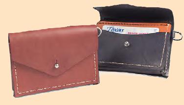 classic leather card/coin wallet kit