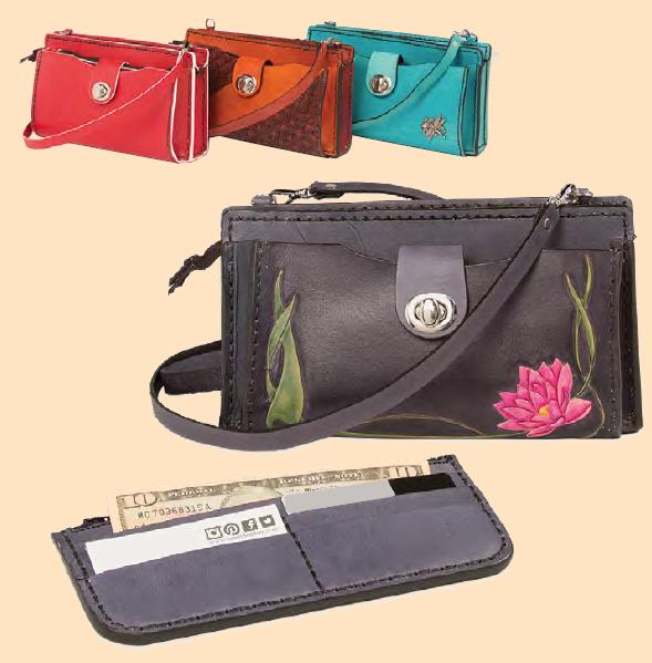 erica leather crossbody purse kit