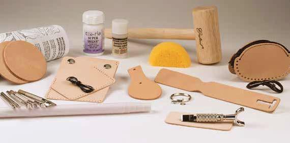 basic carving leather set