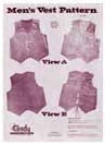 mens leather vest leathercraft pattern pack