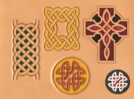 Craftaid, Template, Leather Pattern, Leathercraft Pattern, Leathercraft Supplies, celtic knotwork