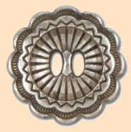 slotted zuni concho