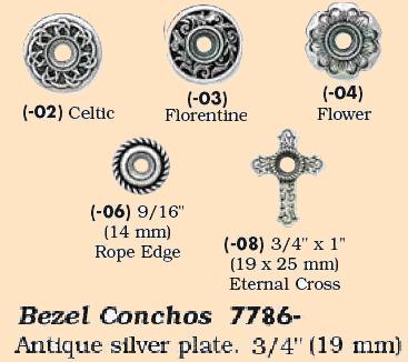 bezel conchos