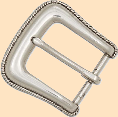 rope edge buckle, belt buckle,