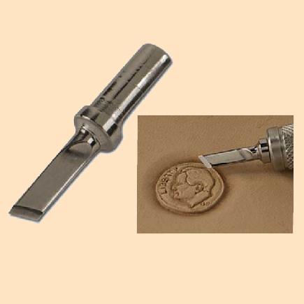 fine detail swivel knife blade for leatherwork