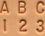 leather stamp set, alphabet, number stamps, leather stamps, leatherwork, leathercraft