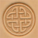 round celtic leathercraft 3D pictorial stamp