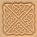 square celtic leathercraft 3D pictorial stamp