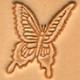 butterfly leather 3D stamp