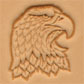 eagle head leather 3D stamp