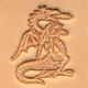 dragon leathercraft 3D pictorial stamp