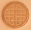 mini 2d 3d leather stamp celtic circle