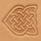 celtic knotted arrow leathercraft 3D pictorial stamp