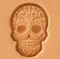 mini 2d 3d leather stamp sugar skull
