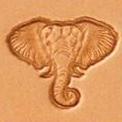 mini 2d 3d leather stamp elephant