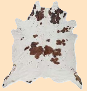 brown, white hair on cowhide, cowhide rug hair-on cow hide