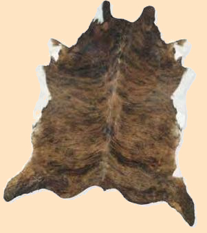 Brindle hair on cowhide, cowhide rug hair-on cow hide